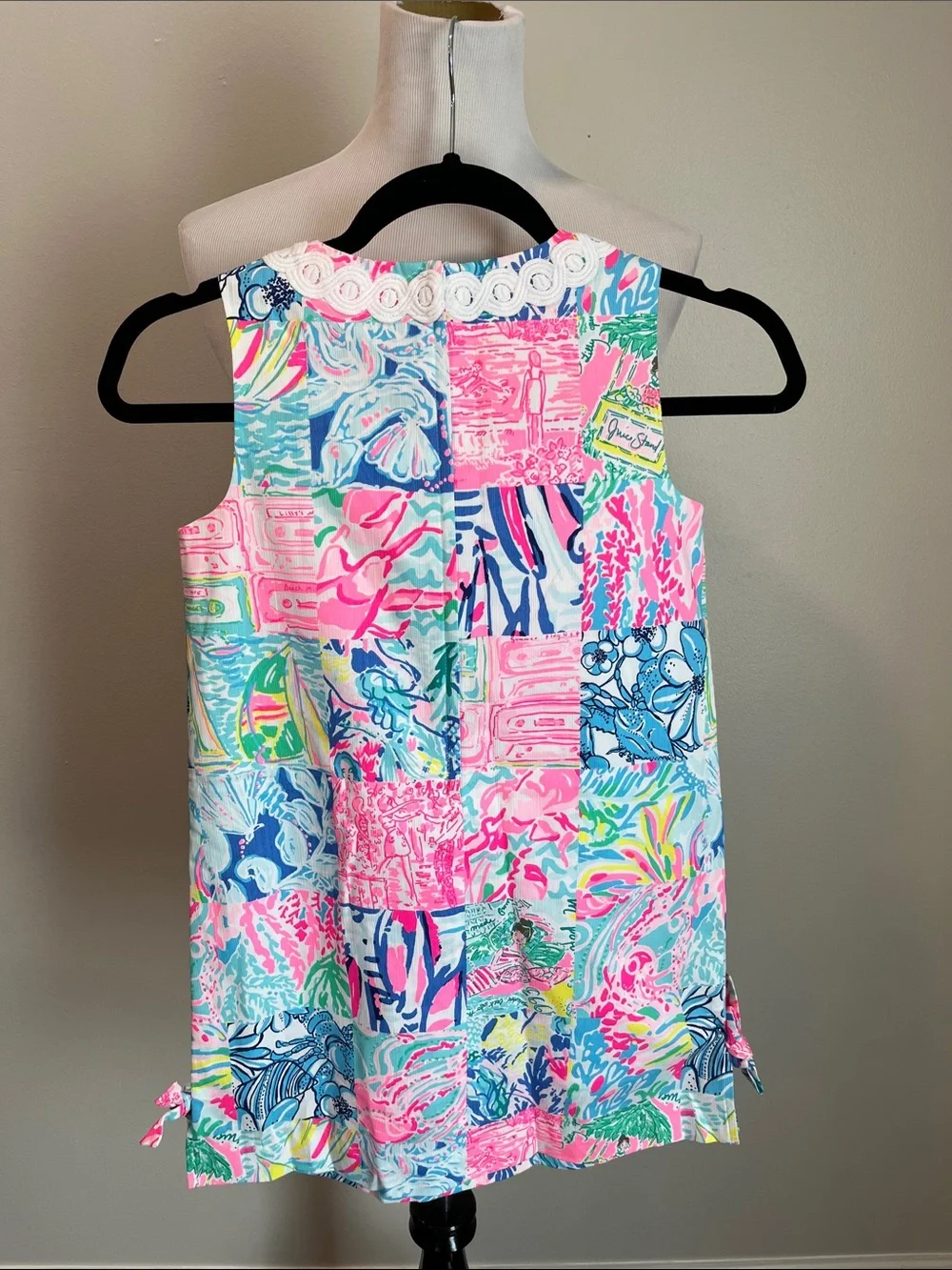 Lilly Pulitzer Girls' Multicolor Patchwork Tank Dress - Retail $58